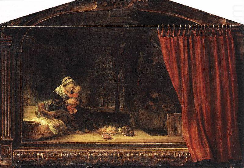 Rembrandt Peale The Holy Family with a Curtain china oil painting image